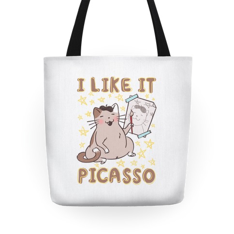 I Like It Picasso Cat Parody Tote