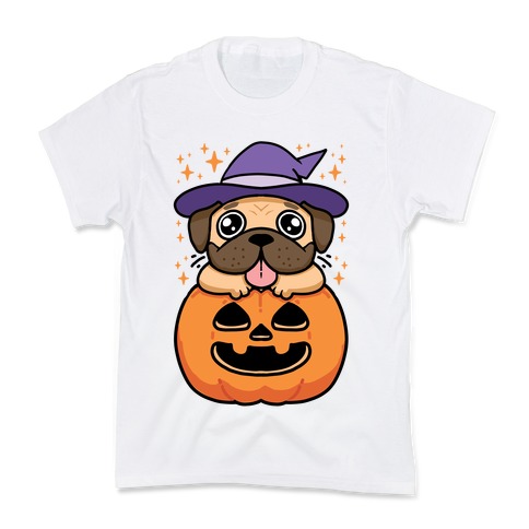 Halloween Pug Kids T-Shirt