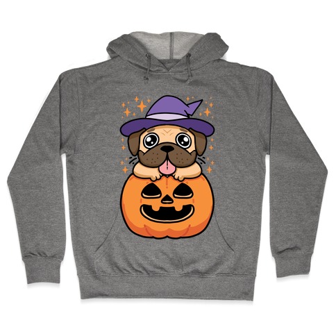 Halloween Pug Hooded Sweatshirt