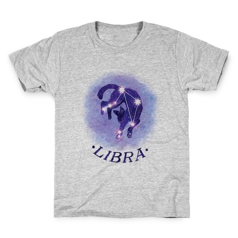Cat Zodiac: Libra Kids T-Shirt