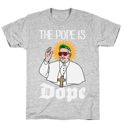 pope smokes dope t shirt