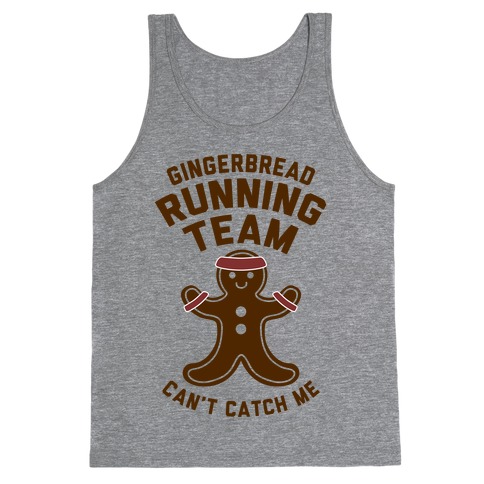 Gingerbread Running Team Tank Top