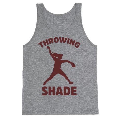 Throwing Shade (Softball) Tank Top