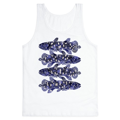 Geometric Jeweled Coelacanth Fish Tank Top