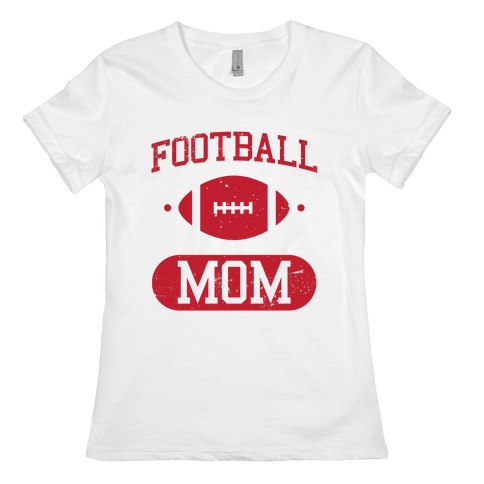 Football Mom Womens T-Shirt