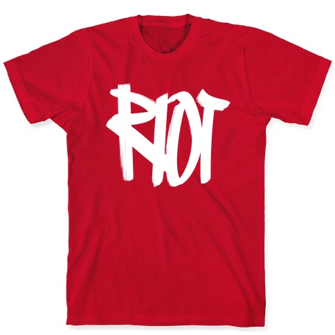 red riot t shirt