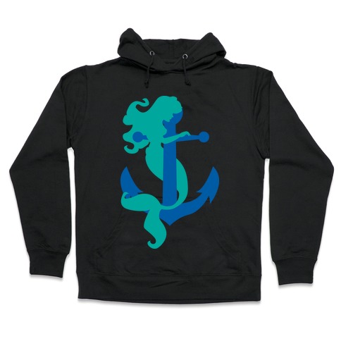 Mermaid Anchor Hooded Sweatshirt