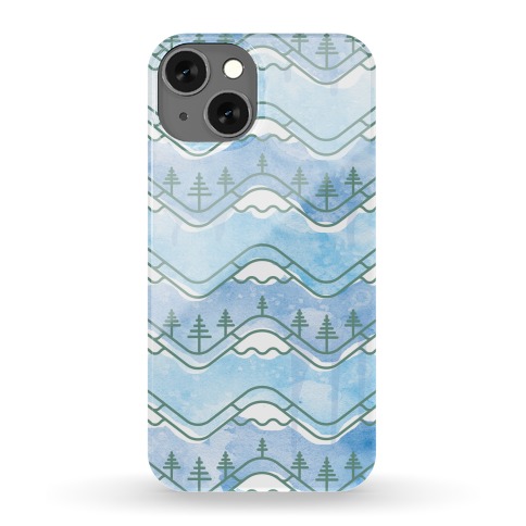 Watercolor Mountains Phone Case