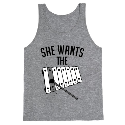 She Wants the D (halftone) Tank Top