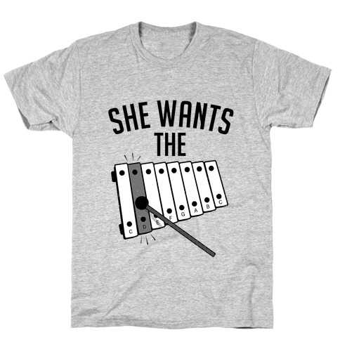 She Wants the D (halftone) T-Shirt