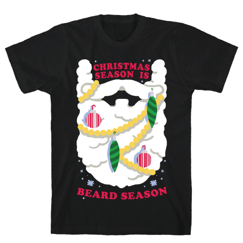 santa beard shirt