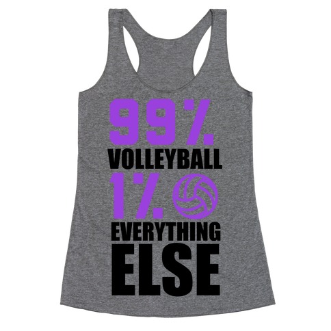 99% Volleyball Racerback Tank Top