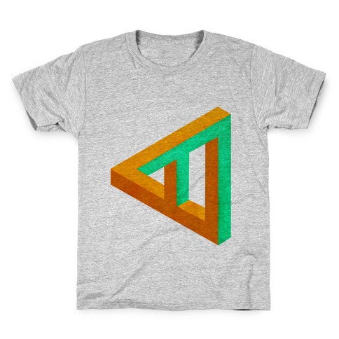 Triangle Optical Illusion Kids T-Shirt