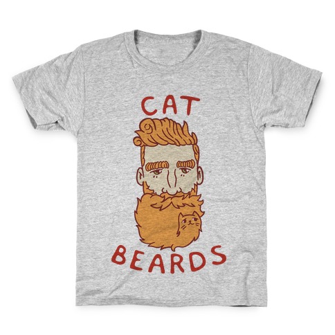 Ginger Cat Beards Kids T-Shirt