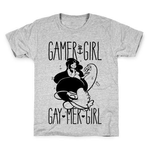Gamer Girl Gay Mer Girl Kids T-Shirt