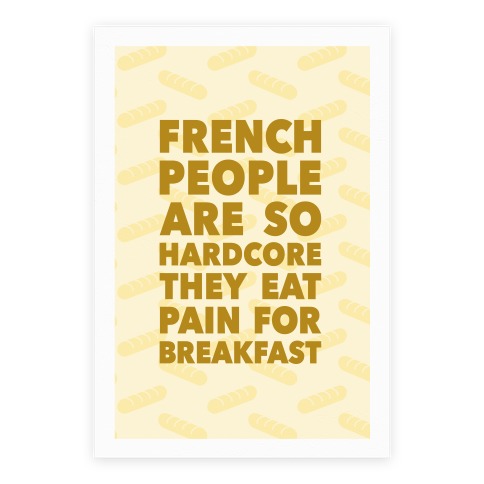 Pain For Breakfast Poster