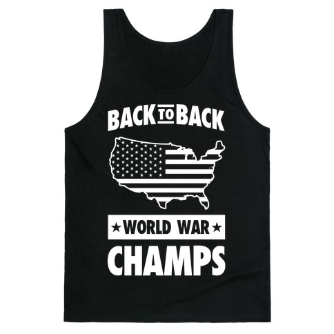 back to back world war champs sleeveless
