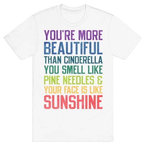 You're More Beautiful Bridesmaids Quote (Tee) T-Shirt