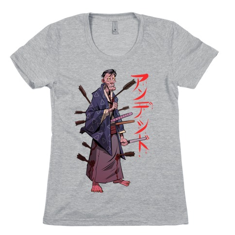 Undead Samurai Womens T-Shirt