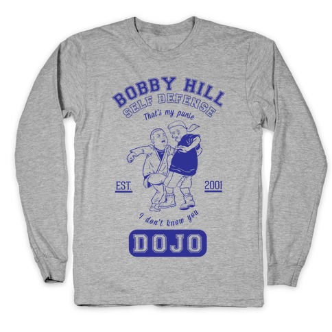 Bobby Hill Self Defense Dojo Long Sleeve T-Shirt