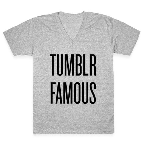 Tumblr Famous V-Neck Tee Shirt