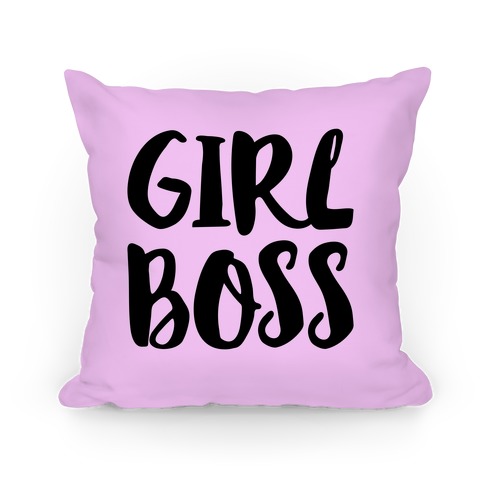 Girl Boss Pillow