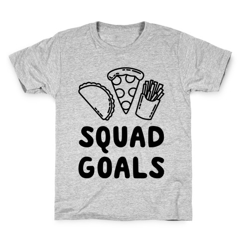 Junk Food Squad Goals Kids T-Shirt