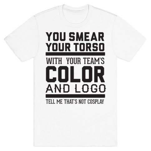 Sports Cosplay (large text) T-Shirt