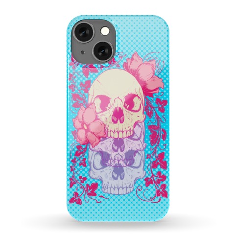 Skull of Vines and Flowers Phone Case