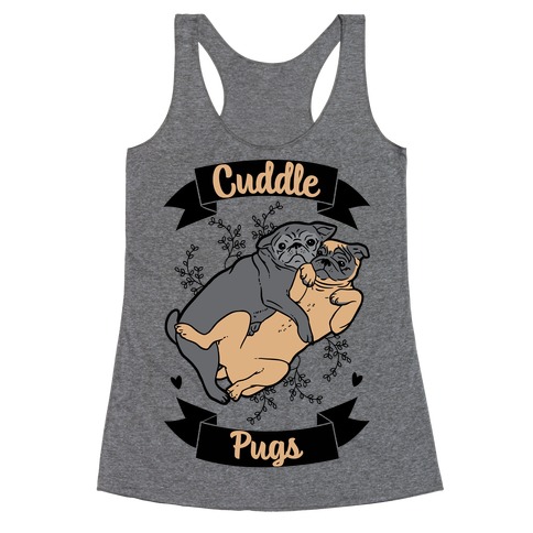 Cuddle Pugs Racerback Tank Top