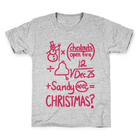 Christmas Equation Kids T-Shirt