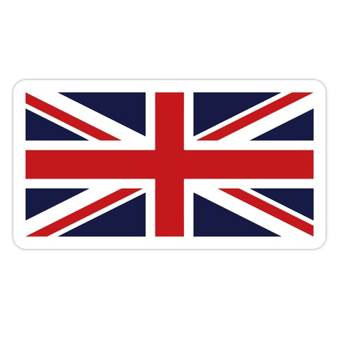 United Kingdom Flag Die Cut Sticker