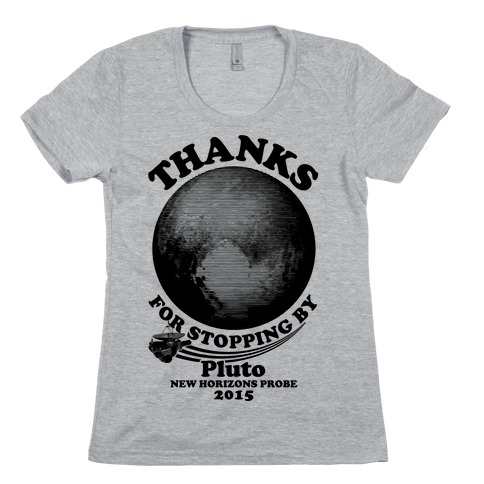 Pluto New Horizons Probe Womens T-Shirt