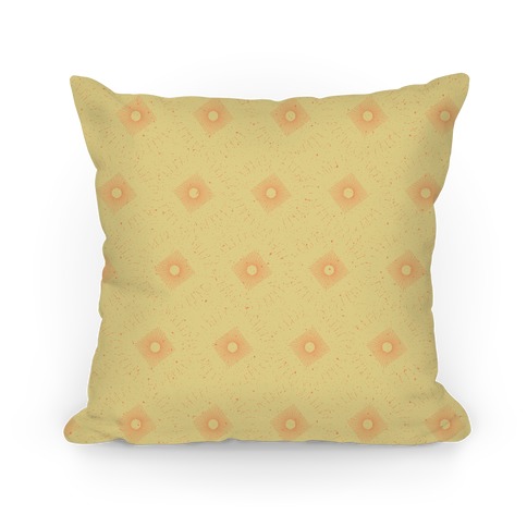 Abstract Geometric Sun Pattern Pillow