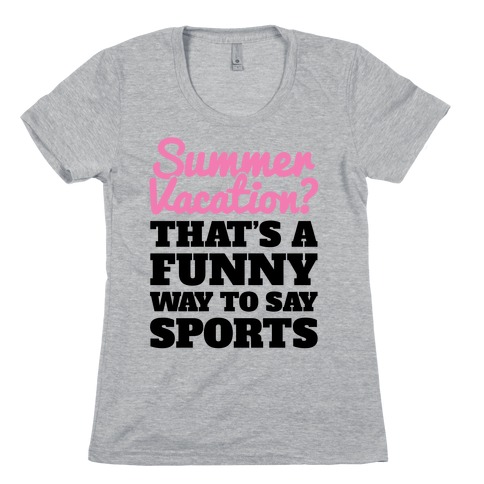 Summer Sports Womens T-Shirt