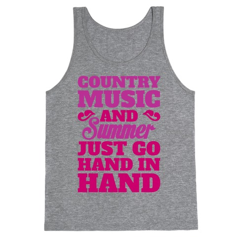 Country Music and Summer Tank Top