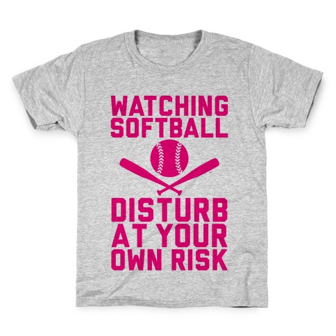 Watching Softball Kids T-Shirt