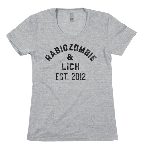 RabidZombie & Lich (distressed) Womens T-Shirt