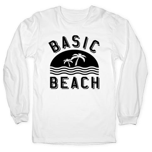 Basic Beach Long Sleeve T-Shirts