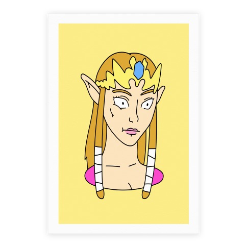 Zelda Face Parody Poster