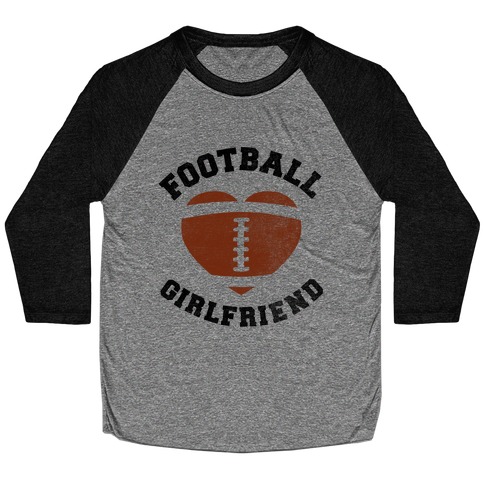 Football Girlfriend Baseball Tee