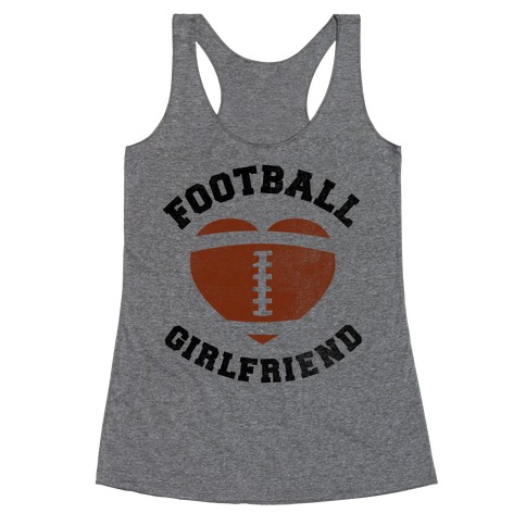 Football Girlfriend Racerback Tank Top