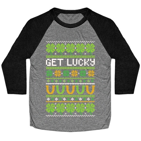 St. Patrick's Day Ugly Sweater Baseball Tee