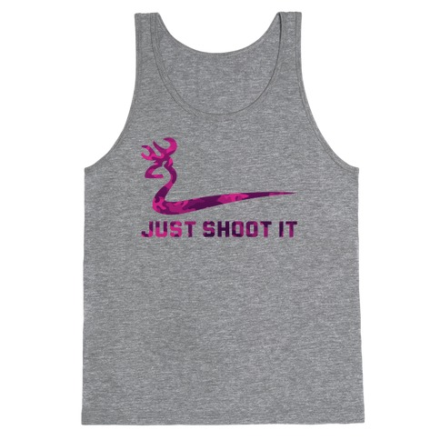 Just Shoot It Pink (V-neck) Tank Top