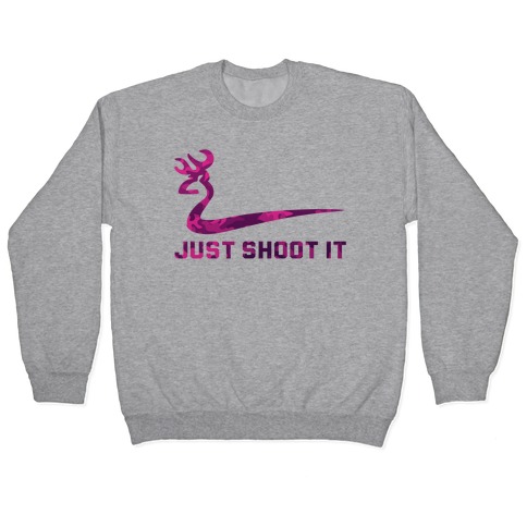 Just Shoot It Pink (V-neck) Pullover