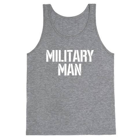 Military Man Tank Top