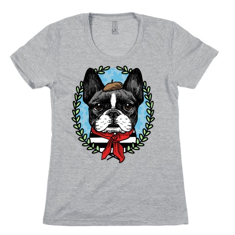 French Bulldog Illustration Womens T-Shirt