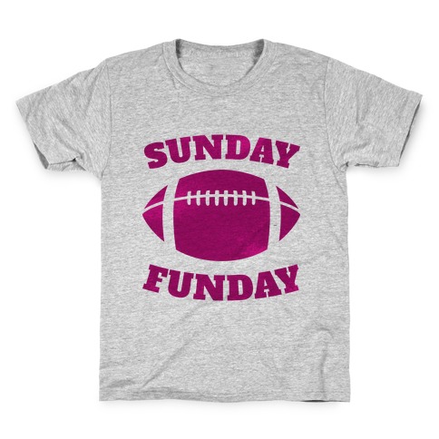 Sunday Funday (Pink) Kids T-Shirt
