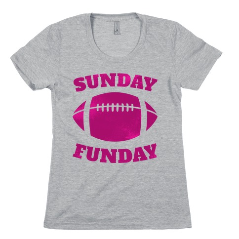 Sunday Funday (Pink) Womens T-Shirt