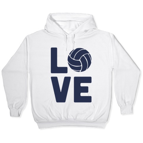 love volleyball hoodie